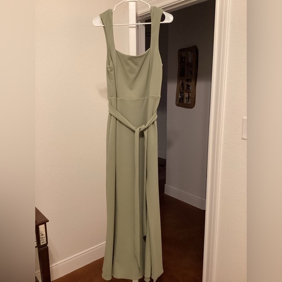 Show Me Your Mumu Moss Green Bridesmaid Dress - Picture 1 of 5